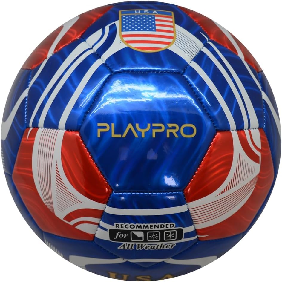 Country Training Soccer Ball: World Edition - size: 2, style: USA - BLUE