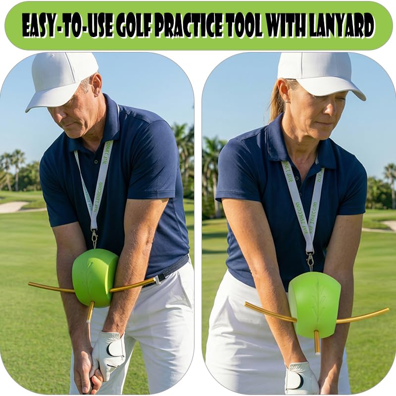 The Connector Golf Training Aid, 2026 Upgraded Golf Swing Trainer for Posture Correction Practice, Small and Effective Golf Training Tool, Golf Swing Practice Trainer for Golfers and Beginners