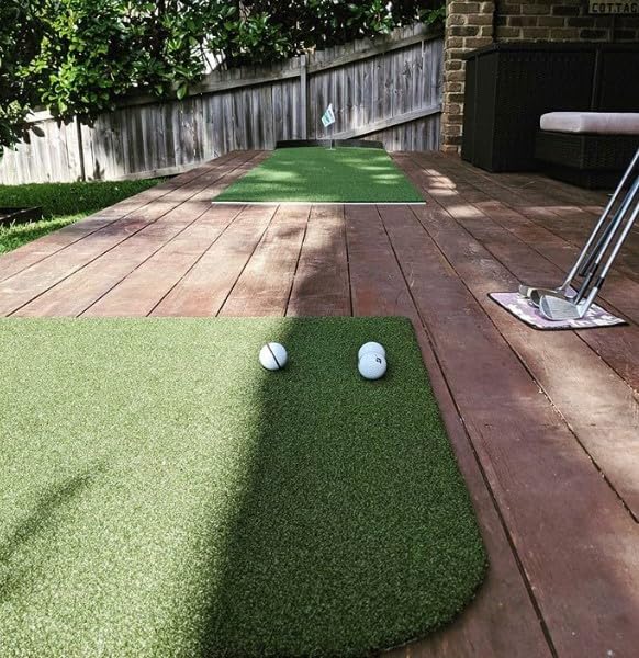Big Moss Golf Commander V2 3'X15' Indoor/Outdoor Practice Putting Chipping Green with 1 Cup