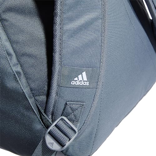 adidas Defender Sports Backpack with Shoe Compartment, Soccer Bag - color: Jersey Onix Grey/Onix Grey/Rose Gold