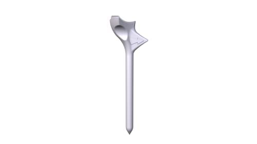 Flightpath Diamond Golf Tees – Patented Design to Reduce Spin for Long, Straight Drives – Low-Friction Long Tees, Robotically Tested for Ball Spin – USGA Approved Performance - size: 2.75", style: Pack of 8