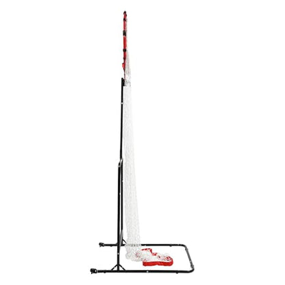 Volleyball Setter Training Equipment, Volleyball Setter Trainer Net Adjustable Angle & Height with Rolling Wheels for Professional Beginner Serving, Passing, Spiking