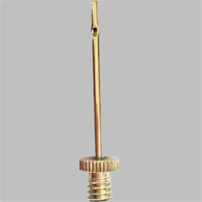 3 Pack Pump Inflating Needles,No Break Heavy Duty Air Pump Needles for Balls, Stainless Steel Body，Gold