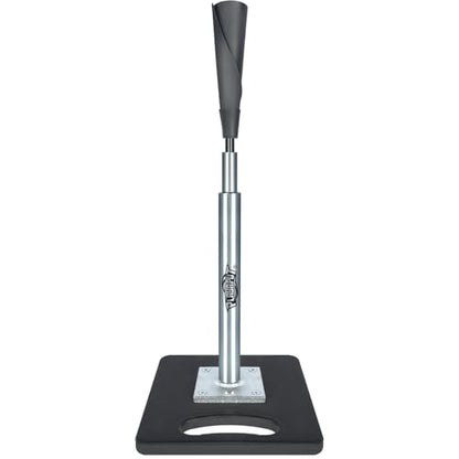 PLAYAPUT Baseball Batting Tee - Portablel Hitting Tee for Baseball/Softball with Handrolled Flexible Rubber Top, Premium Baseball Tee,Height Adjustable 24-46 inches for Kids or Adults| Easy Carrying