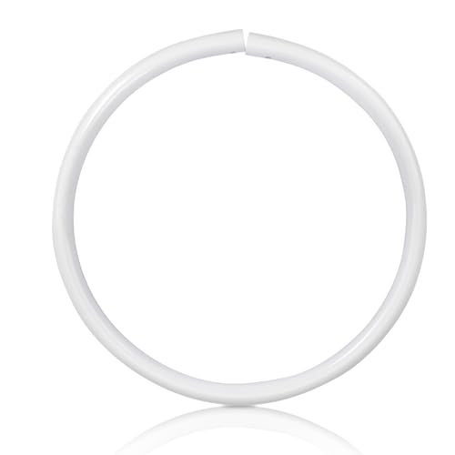 Pool Basketball Rim Replacement for Poolmaster Splashback, Pool Basketball Hoop Rebounder Game Outdoor, PVC Replacement Basketball Backboard White Ring for Poolside