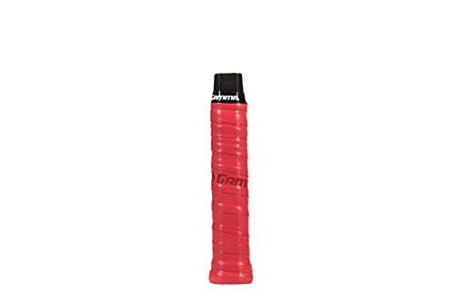Gamma Sports Supreme Overgrip for Tennis, Pickleball, Squash, Badminton, and Racquetball Racquets, 3-Pack, Red