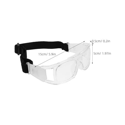 Sports Protection Goggles, Anti-Fog Lenses Goggle for Basketball, Pickleball - Sports Eyewear for Basketball Dribbling Training, Transparent