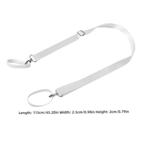 Garneck Tennis Net Straps Adjustable Height Portable Accessories for Driveway Sports Training for Tennis and Badminton Practice Sessions