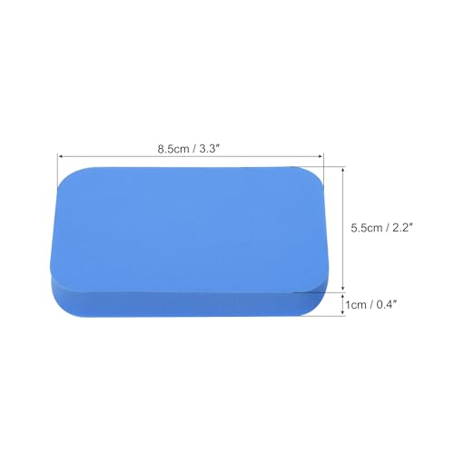 PATIKIL Table Tennis Rubber Care Sponge, 4 Pack Ping Pong Paddle Cleaning Sponge Racket Pat Cleaner, Blue