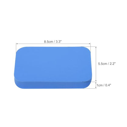 PATIKIL Table Tennis Rubber Care Sponge, 4 Pack Ping Pong Paddle Cleaning Sponge Racket Pat Cleaner, Blue