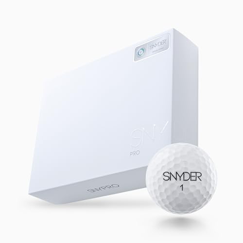 Snyder USA Pro Golf Balls - 5-Piece Construction Practice Golf Balls, Urethane Cover, 322 Dimples, 90 Compression, Training Golf Balls 12 Pack - color: White