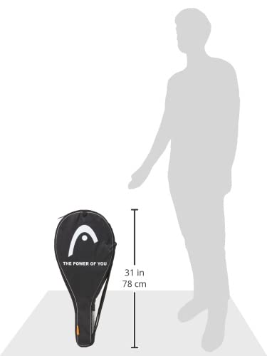 HEAD Tennis Racquet Cover Bag, Lightweight Padded Single Racket Carrying Case with Adjustable Shoulder Strap