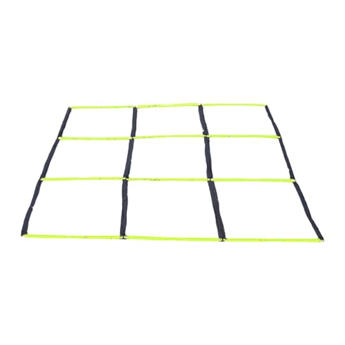 Agility Ladder for Gym Home Use, Football Basketball Reaction Training Equipment with Carry Bag Portable Agility Training Ladder - color: Green