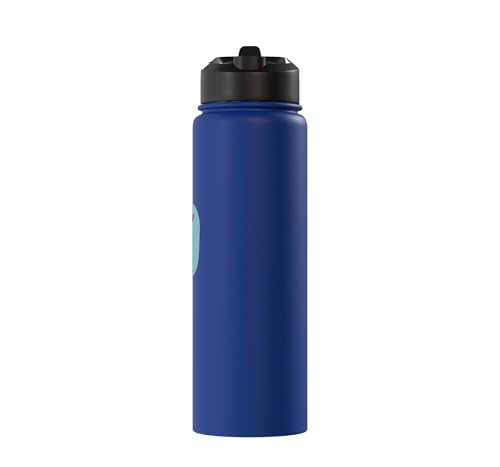 Funny Pickleball Excuse There's a Hole in My Paddle Stainless Steel Insulated Water Bottle - color: Royal Blue