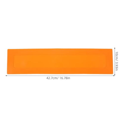 Toddmomy 2pcs Portable Baseball Training Flat Markers Orange Rectangular Boundary Spots Soccer Court Agility Line Markers for Gym Floor Baseball Coaching Equipment