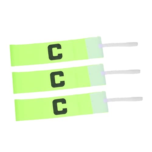 Yardwe Elastic Sports Captain Armbands Durable Drop Team Leader Sleeves for Soccer Rugby Basketball Enhances - color: Yellow