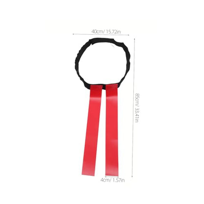 GALPADA 2 Sets Football Waist Belt Flags Wear Resistant Rugby Training Flags for Youth and Adults for Outdoor Games Practice Includes Belts