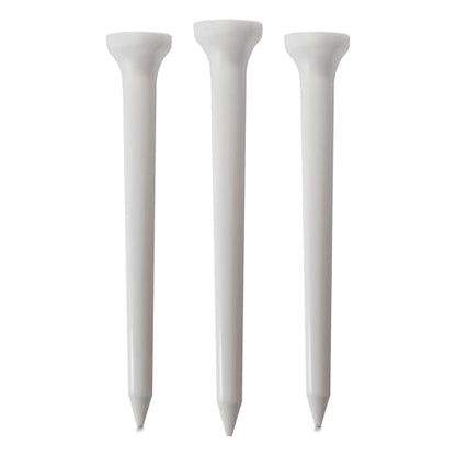 Golf Tees – 3 1/4" Tall – 25 White Golf Tees - Made from Durable Plastic - Golf Accessories for Men and Women - Made in The USA