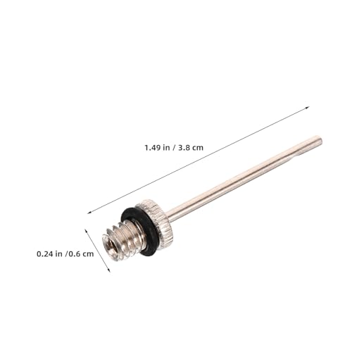 Totority 30pcs Football Inflator Needles Ball Pump Needles Metal Air Pump Inflation Set for Basketball Volleyball Sports Balls Replacement Accessories