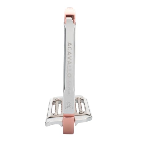 Acavallo Aluplus 2.0 Stirrups, One Size, Antique Rose