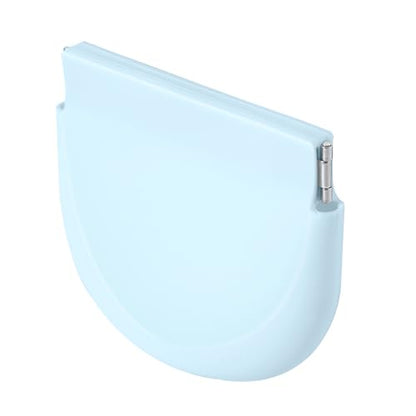 Silicone Retainer Case Mouthguard Case, Cute Partial Denture Case Night Guard Case with Vent Holes, Slim Retainer Holder Case Aligner Case - Light Blue - color: Light Blue