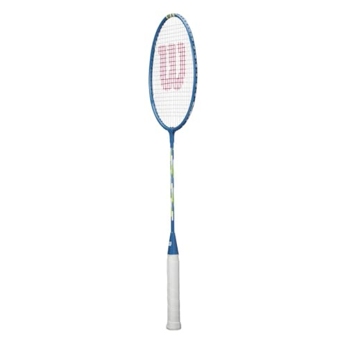 Wilson Badminton Racket, Aluminum Frame, Strung for Beginners, Play, Recreation - color: Champ 90