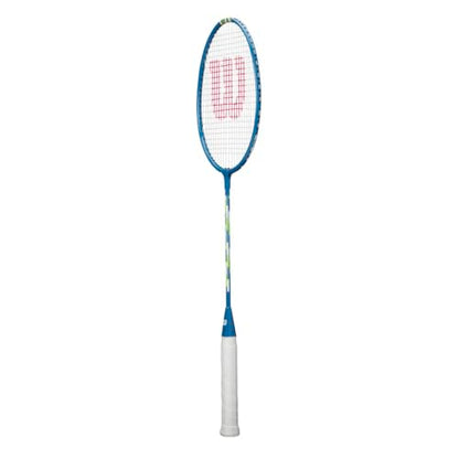 Wilson Badminton Racket, Aluminum Frame, Strung for Beginners, Play, Recreation - color: Champ 90