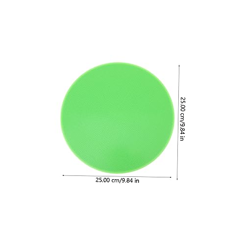 INOOMP 8pcs Markers for Sports Training Landmark Pads Red Yellow Green for Soccer Basketball Football and Classroom Activities