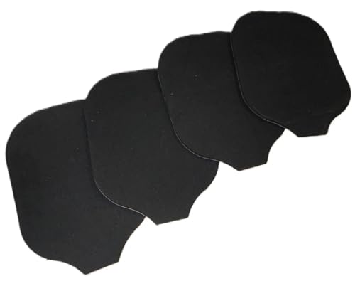 (4 Pads) Quietshhot Mutes The Thud - Not The Game Fits On Top of Your Pickleball Paddle to Reduce The Pitch by Up to 4X - Quiet The POP- NOT The Game - - style: Beginner Paddle Size 10.4" x 7.2" - 4 Pads