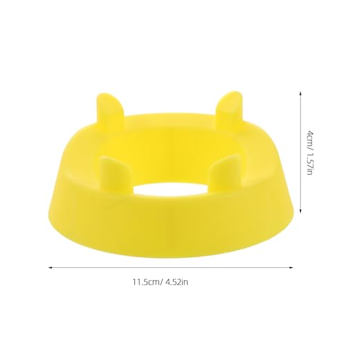 ibasenice 4pcs Football Kicking Tee - Sport Ball Display Rack - Field Goal Kicking Holder Stand - Football Training Equipment Yellow