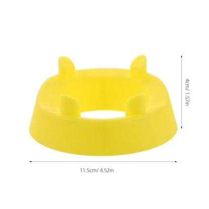 ibasenice 4pcs Football Kicking Tee - Sport Ball Display Rack - Field Goal Kicking Holder Stand - Football Training Equipment Yellow