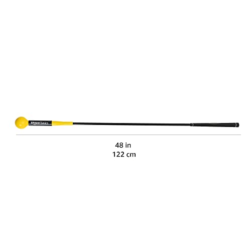 Amazon Basics Golf Swing Trainer Aid and Warm-Up Practice Stick for Grip, Balance, Distance and Power Training
