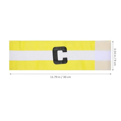 YARNOW 2 Pcs Soccer Captain Armbands Adjustable Elastic Football Bands for Youth Team Leaders Training Matches