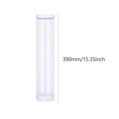 Yiju Shuttlecock Storage Tube Badminton Ball Holder Compact, Reusable, Equipment Supplies Container Badminton Ball Organizer Clear - size: Large
