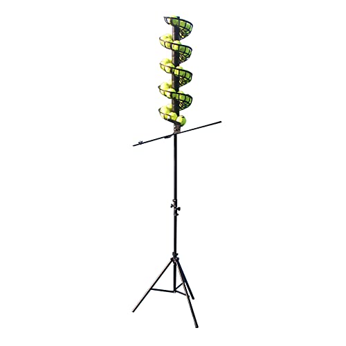 Tennis Ball Dropping Machine Tennis Ball Feeder Tennis Machine Lightweight Tennis Serving Machine 33 Balls
