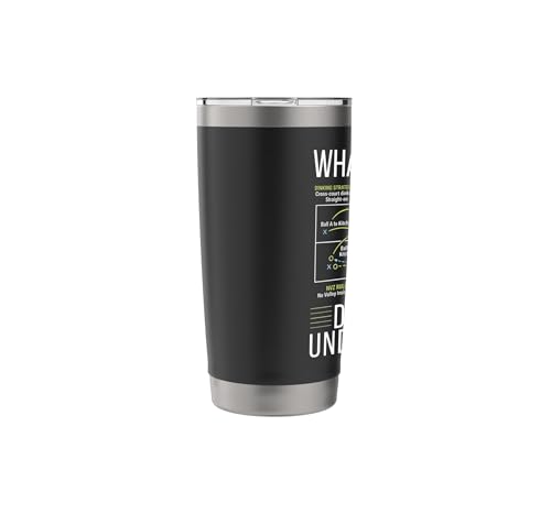 Pickleball Strategy Diagram Funny Sports Stainless Steel Insulated Tumbler