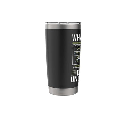 Pickleball Strategy Diagram Funny Sports Stainless Steel Insulated Tumbler