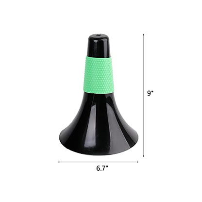 ZEAYEA 8 Pcs Agility Training Sport Cone, 9 Inches Soccer Cones with Carry Bag, Basketball Training Cones for Soccer Football Basketball Speed Grab Drills and Training