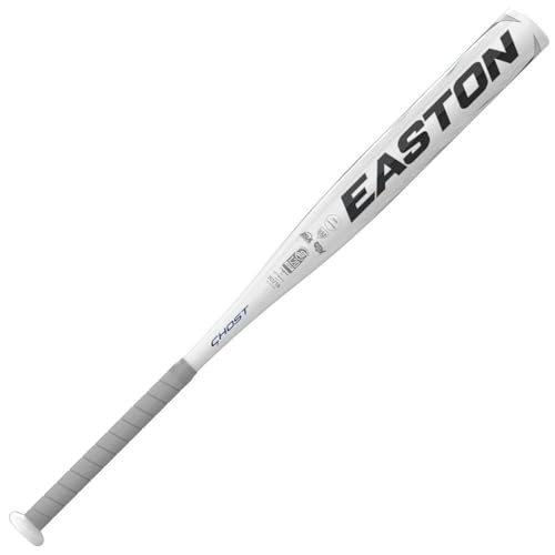 Easton | Ghost Youth Fastpitch Softball Bat | Approved for All Fields | -11 Drop | 1 Pc. Aluminum - color: White / Blue, size: 26 Inch