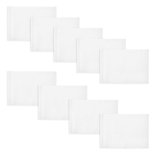 KINGTOP Standard Golf Flags with Tube Inserted, All 20" L x 14" H, Practice Putting Green Flag for Yard, Tournament Course, 420D Nylon PGA Regulation Chipping Pin Flag - color: 20x14 Inch- Blank White- 9pk