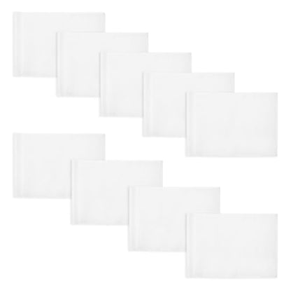 KINGTOP Standard Golf Flags with Tube Inserted, All 20" L x 14" H, Practice Putting Green Flag for Yard, Tournament Course, 420D Nylon PGA Regulation Chipping Pin Flag - color: 20x14 Inch- Blank White- 9pk