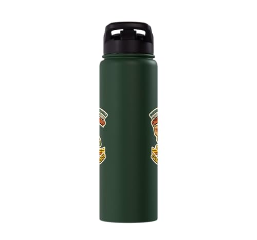 Third-Shot Drop Ironic Pickleball Hobby Player Stainless Steel Insulated Water Bottle - color: Dark Green