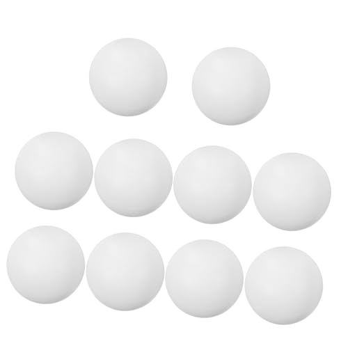SUPVOX 10 Pcs High Elastic and Durable Table Tennis Balls (White) 50pcs Balls for Pong Balls for Table Tennis