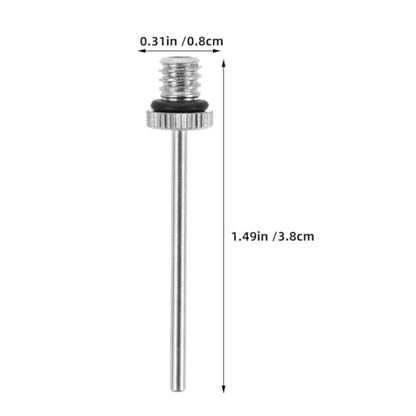 Happyyami 30pcs Sports Ball Needle Set Air Pump Needles Basketball Nozzle Replacement Compatible Pumps