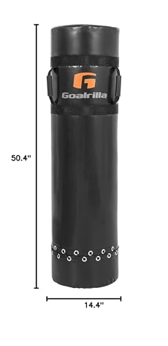 Goalrilla Durable Tackling Dummy with Heavy-Duty Handles for Football Contact Drills, Kickboxing, and More (TR0001W)