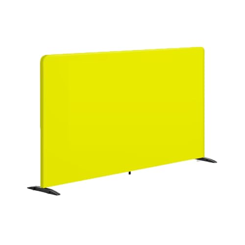 The Movable Ping Pong Ball Baffle,Portable Ping Pong Baffle, Foldable Field Fence Surround Block, Reusable Fabric with Galvanized Steel Frame, Easy to Install，（Yellow，1 piece） - color: Yellow, size: 1 piece