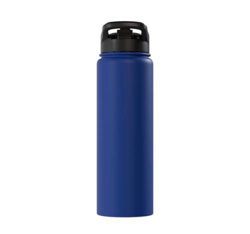 Pickleball: Dinking Buddy Stainless Steel Insulated Water Bottle - color: Royal Blue