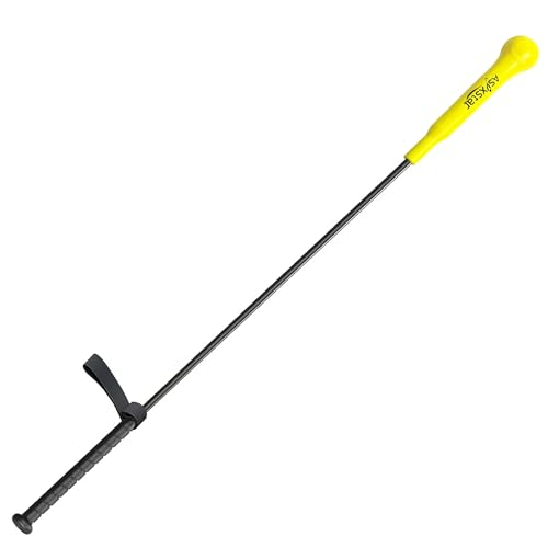 54" Baseball Hitting Stick Training Aid: Realistic Stitch Batting Trainer for Softball & Baseball Swing Mechanics - Improving Hand-Eye Coordination - High-Durability Grip Handle