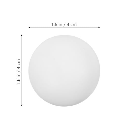 SUPVOX 10 Pcs High Elastic and Durable Table Tennis Balls (White) 50pcs Balls for Pong Balls for Table Tennis