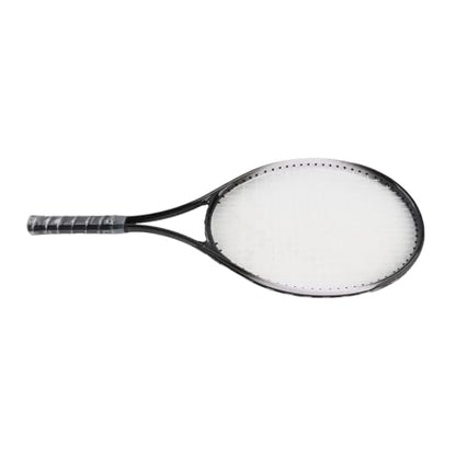 Drfeify 27 Inch Tennis Racket with Lightweight Aluminium and Ergonomic Handle for Adults and Beginners - color: Black
